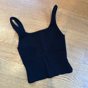 Babaton Sculpt Knit Squareneck Top